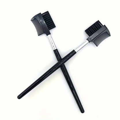 2Pcs Pet Eye Comb Double-Sided Dog Tear Stain Remover Brush Dual-Head Eyebrow Comb Brow Tool Shaping Brush
