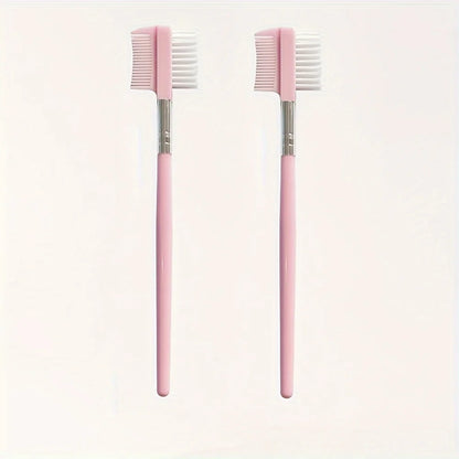 2Pcs Pet Eye Comb Double-Sided Dog Tear Stain Remover Brush Dual-Head Eyebrow Comb Brow Tool Shaping Brush